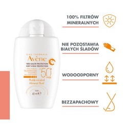 Zdjęcie produktu - #1 AVENE SUN SPF50+ fluid mineralny, 40 ml 