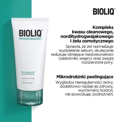 Miniaturka artykułu - #1 BIOLIQ NIEDOSKONAŁOŚCI Peelingujący żel do mycia twarzy, 125ml