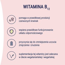 Zdjęcie produktu - #1 NATURELL Witamina B12 Forte, 60 tabl. do ssania