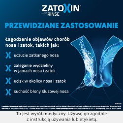 Zdjęcie produktu - #3 Zatoxin Rinse zestaw uzupełniający do płukania nosa i zatok, 30 saszetek