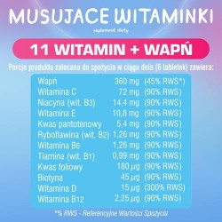 Zdjęcie produktu - #4 DOMOWA APTECZKA Musujące Witaminki świnka peppa, 60tabl.
