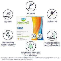 Zdjęcie produktu - #0 NATURELL Silica - 100tabl.