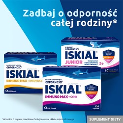 Zdjęcie produktu - #4 Iskial Immuno Max, 120 kaps. - z olejem z wątroby rekina i witaminą D