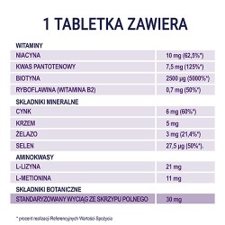 Zdjęcie produktu - #3 NATURELL Silica Biotyna Max - 60 tabletek