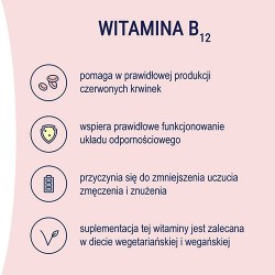 Zdjęcie produktu - #1 Naturell Metylo B-12, 60 tabl. - suplement diety z witaminą B12