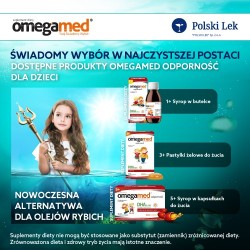 Zdjęcie produktu - #4 Omegamed Odporność 5+ Syrop w kapsułkach do żucia, 30 szt. - suplement diety dla dzieci