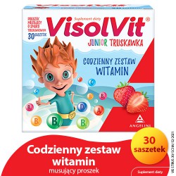 Zdjęcie produktu - #0 Visolvit Junior Truskawka- 30sasz.