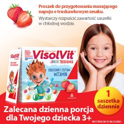 Zdjęcie produktu - #4 Visolvit Junior Truskawka- 30sasz.