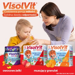 Zdjęcie produktu - #5 Visolvit Junior Truskawka- 30sasz.