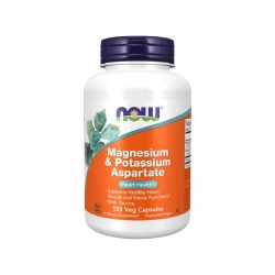 Zdjęcie produktu - #0 NOW Magnesium & Potassium Aspartate- 120kaps
