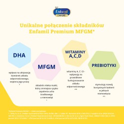 #1 – Enfamil Premium MFGM 1 Mleko początkowe od urodzenia, 400g