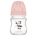 Zdjęcie produktu - #0 CANPOL BABIES Butelka Antykolkowa 0m+ R&oacute;żowa panda -120ml  35/220