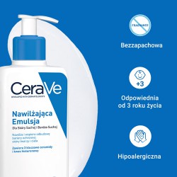 Zdjęcie produktu - #1 CeraVe Nawilżająca emulsja dla sk&oacute;ry suchej i bardzo suchej, 473 ml