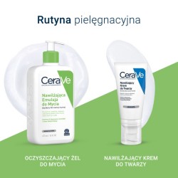 Zdjęcie produktu - #2 CeraVe Nawilżająca emulsja do mycia dla sk&oacute;ry normalnej i suchej, 473 ml