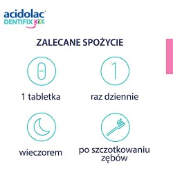 Zdjęcie produktu - #1 Acidolac Dentifix Kids - 30 tabletek