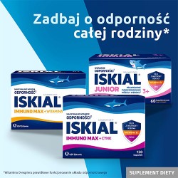Zdjęcie produktu - #4 Iskial, 120 kaps. - z olejem z wątroby rekina i witaminą D