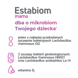 Zdjęcie produktu - #1 Estabiom Mama, 20 kaps. - suplement diety dla kobiet w ciąży i karmiących