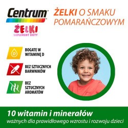 Zdjęcie produktu - #1 Centrum Żelki smak pomarańczowy, 30szt.