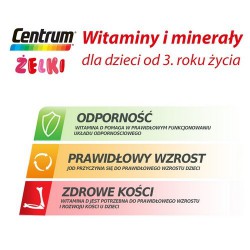 Zdjęcie produktu - #0 Centrum Żelki smak truskawkowo- malinowy - 30szt.