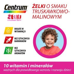 Zdjęcie produktu - #1 Centrum Żelki smak truskawkowo- malinowy - 30szt.