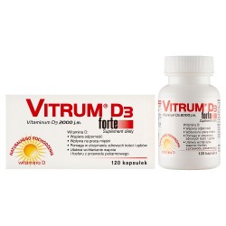 Zdjęcie produktu - #0 Vitrum D3 Forte 2000 J.M. - 120 kapsułek