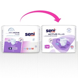 Zdjęcie produktu - #4 SENI ACTIVE Plus M, 10szt. - Elastyczne majtki chłonne