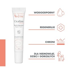 Zdjęcie produktu - #0 AVENE CICALFATE Regenerujący balsam do ust, 10 ml