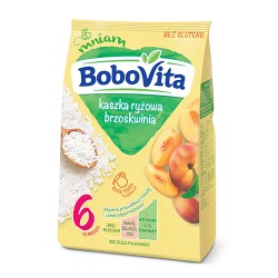 Zdjęcie produktu - #1 BoboVita Kaszka ryżowa brzoskwinia - 180g
