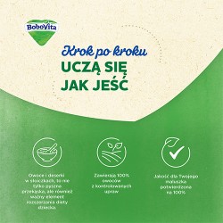 Zdjęcie produktu - #1 BoboVita Jabłka i banany z kleikiem owsianym po 6 miesiącu, 190 g