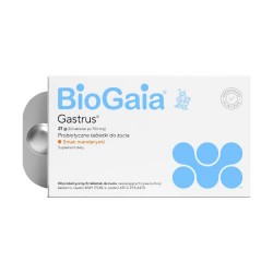 Zdjęcie produktu - #0 BioGaia Gastrus o smaku mandarynkowym, 30 tabl.