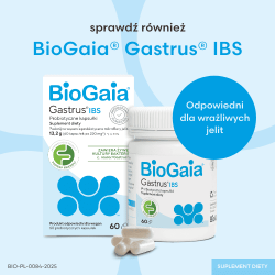 Zdjęcie produktu - #6 BioGaia Gastrus o smaku mandarynkowym, 30 tabl.