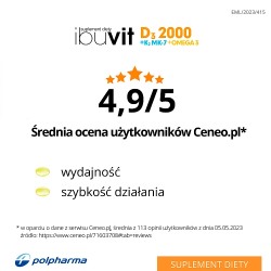 Zdjęcie produktu - #5 Ibuvit D3 2000 + K2 MK-7 Omega 3 - 30kaps.