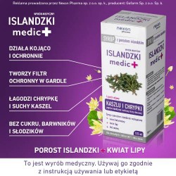 Zdjęcie produktu - #0 Islandzki medic+ Syrop z porostem islandzkim, 125 ml