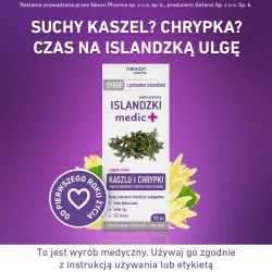Zdjęcie produktu - #1 Islandzki medic+ Syrop z porostem islandzkim, 125 ml