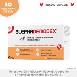 Zdjęcie produktu - #0 BlephaDemodex chusteczki, 30szt.