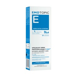 Zdjęcie produktu - #0 EMOTOPIC Specjalny krem natłuszczający Med+ na twarz, powieki i ciało, 75ml