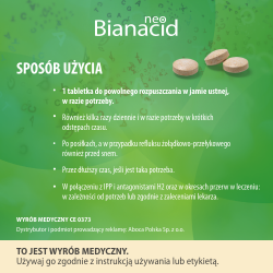 Zdjęcie produktu - #3 NeoBianacid Nadkwaśność i Refluks - 14tabl.