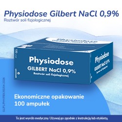 Zdjęcie produktu - #3 Gilbert NaCl 0,9% Roztw&oacute;r soli fizjologicznej - 100x5ml