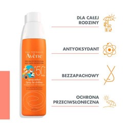 Zdjęcie produktu - #0 Avene SUN Spray dla dzieci SPF50+, 200ml