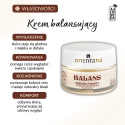 Zdjęcie produktu - #0 Orientana Naturalny krem do twarzy Drzewo Sandałowe i Kurkuma, 50 ml