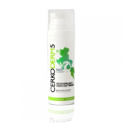 Zdjęcie produktu - #1 CERKODERM 5 Regenerujący krem do twarzy z mocznikiem i witaminą PP, 50 ml