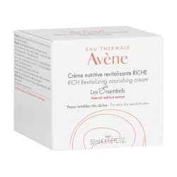 Zdjęcie produktu - #0 AVENE LES ESSENTIELS Odżywczy krem rewitalizujący o bogatej konsystencji, 50 ml