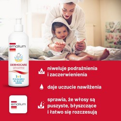 Zdjęcie produktu - #1 EMOLIUM Dermocare 3w1 Płyn, żel i szampon do codziennej pielęgnacji sk&oacute;ry, 400 ml