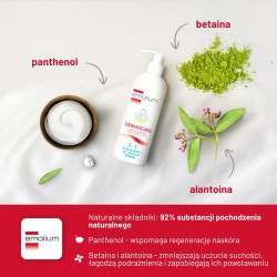 Zdjęcie produktu - #2 EMOLIUM Dermocare 3w1 Płyn, żel i szampon do codziennej pielęgnacji sk&oacute;ry, 400 ml
