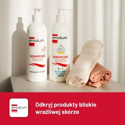 Zdjęcie produktu - #4 EMOLIUM Dermocare 3w1 Płyn, żel i szampon do codziennej pielęgnacji sk&oacute;ry, 400 ml