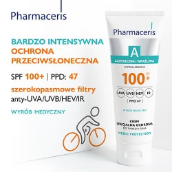Zdjęcie produktu - #1 Pharmaceris A Medic Protection Krem specjalna ochrona do twarzy i ciała SPF 100+, 75 ml