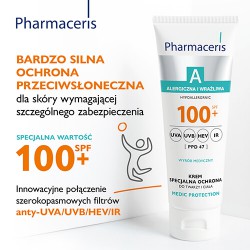 Zdjęcie produktu - #3 Pharmaceris A Medic Protection Krem specjalna ochrona do twarzy i ciała SPF 100+, 75 ml