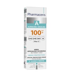 Zdjęcie produktu - #0 Pharmaceris A Medic Protection Krem specjalna ochrona do twarzy i ciała SPF 100+, 75 ml