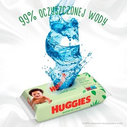Zdjęcie produktu - #3 Huggies Natural Care Chusteczki nawilżane, 3 x 56 szt.