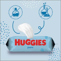 #4 – HUGGIES Pure Chusteczki nawilżane - 56szt.
